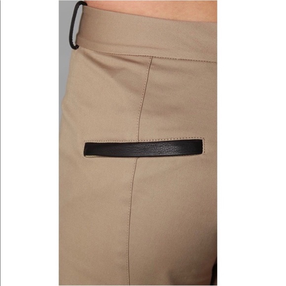 Alexander Wang Twill Skinny Stirrup Pants Leather Details - Picture 4 of 9